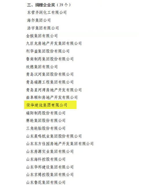 喜訊！董事長孫涌同志被中華慈善總會授予“愛心企業(yè)家”集團公司榮獲第七屆“山東慈善獎”(圖6)